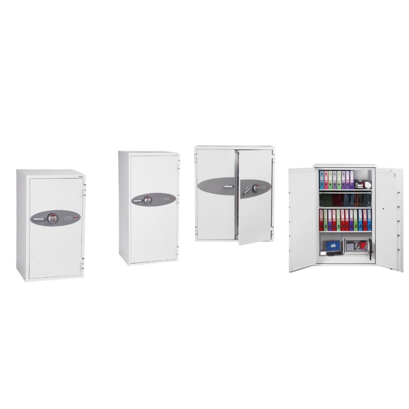 Phoenix document safe FIRE COMMANDER FS1912E, 338 litres, electronic lock, signal white